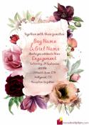 Awesome Engagement Invitation Card With Name Editing Free Download