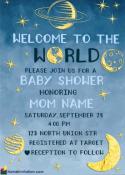 Cute Indian Baby Shower Invitation Card Template Free Download