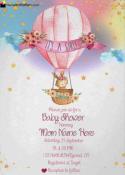 Free Editable Baby Shower Invitation Card For Girl