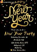 Printable Formal Invitation For New Year Celebration Free