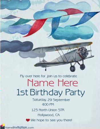 Free Birthday Invitation Cards For Whatsapp With Name