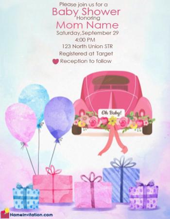 Indian Baby Shower Invitations Templates Editable Free Online
