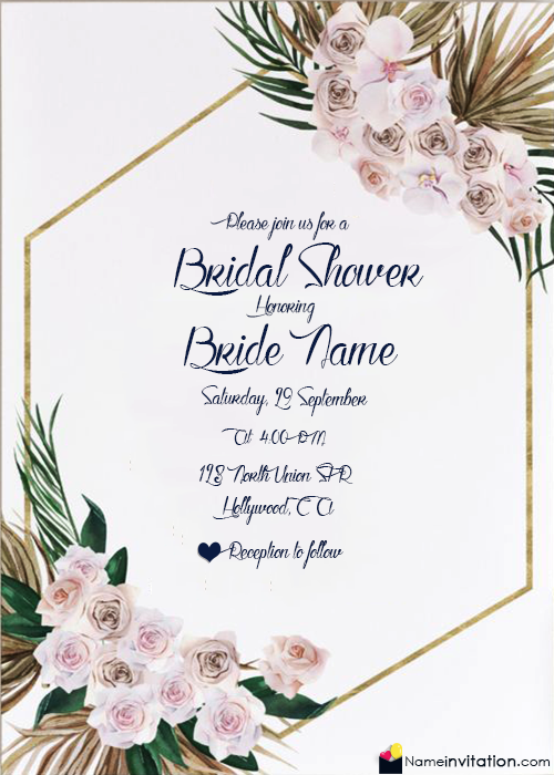Create Invitation Card For Bridal Shower Online Free Create Invitation Card For Bridal Shower Online Free