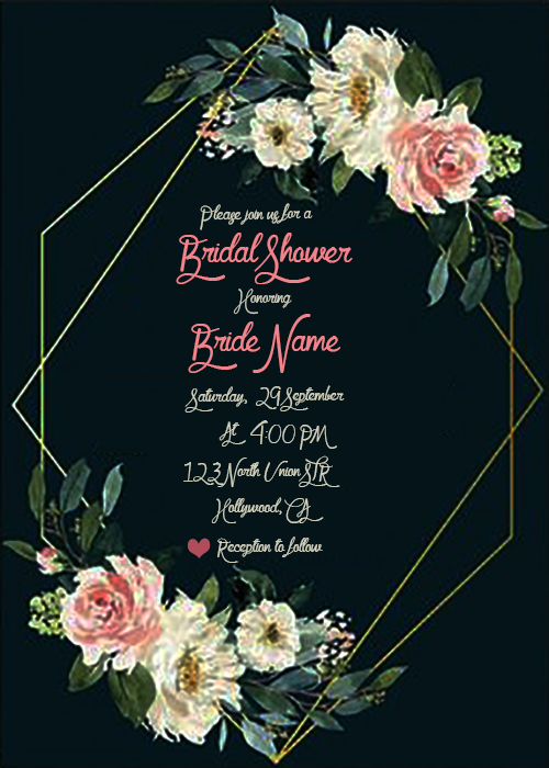 Free Download Cheap Bridal Shower Invitations With Name Free Download Cheap Bridal Shower Invitations With Name