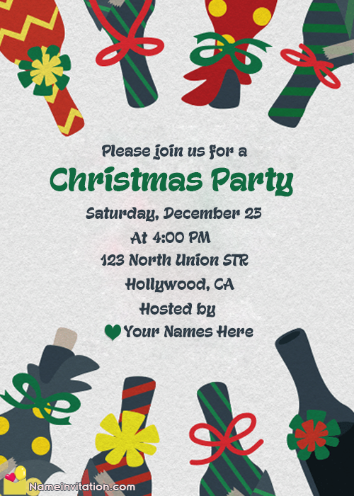 Most Liked Christmas Celebration Invitation Message For Friend Most Liked Christmas Celebration Invitation Message For Friend