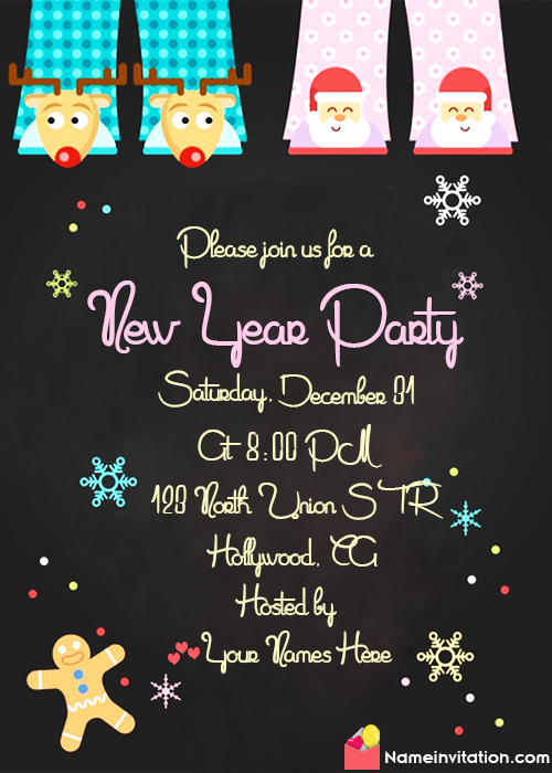 New Year Party Invitation Wording Funny With Name New Year Party Invitation Wording Funny With Name