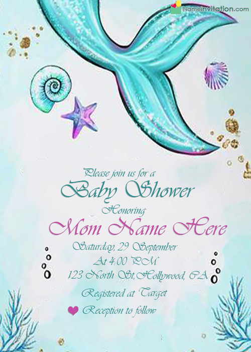 Online Baby Shower Invitations Free With Name Editor Online Baby Shower Invitations Free With Name Editor